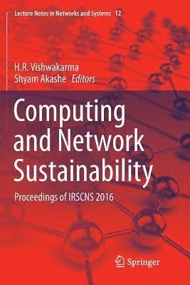 bokomslag Computing and Network Sustainability