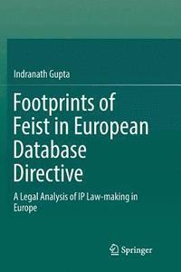 bokomslag Footprints of Feist in European Database Directive