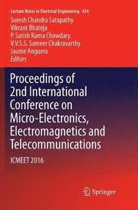 bokomslag Proceedings of 2nd International Conference on Micro-Electronics, Electromagnetics and Telecommunications