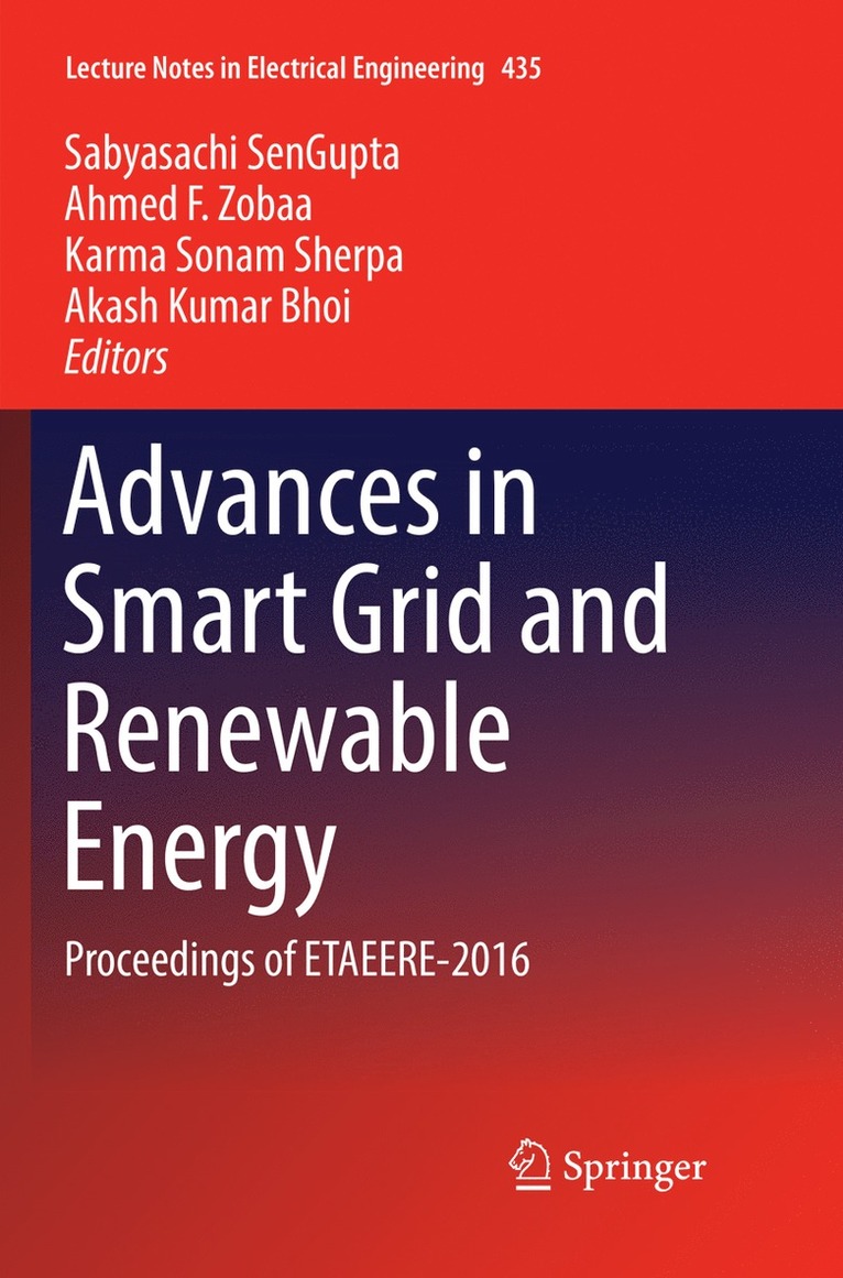 Advances in Smart Grid and Renewable Energy 1