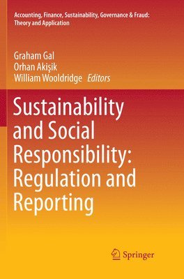 bokomslag Sustainability and Social Responsibility: Regulation and Reporting