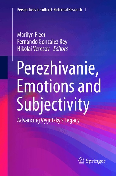 Marilyn Fleer, Fernando González Rey, Nikolai Veresov - Perezhivanie, Emotions and Subjectivity, Häftad