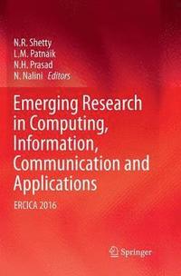 bokomslag Emerging Research in Computing, Information, Communication and Applications