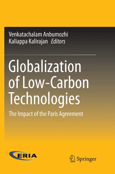 Venkatachalam Anbumozhi, Kaliappa Kalirajan - Globalization of Low-Carbon Technologies, Häftad
