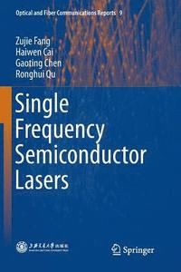 bokomslag Single Frequency Semiconductor Lasers