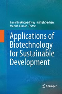 bokomslag Applications of Biotechnology for Sustainable Development