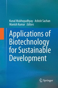 bokomslag Applications of Biotechnology for Sustainable Development