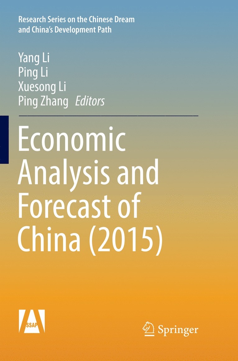 Economic Analysis and Forecast of China (2015) 1