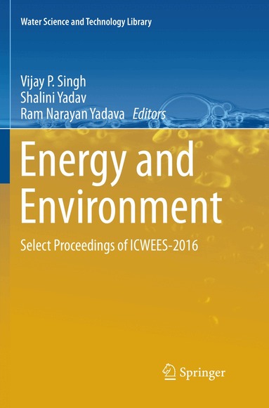 Vijay P Singh, Shalini Yadav, Ram Narayan Yadava - Energy and Environment, Häftad