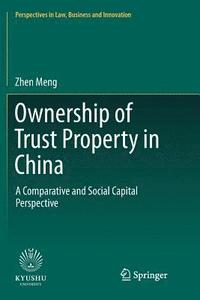 bokomslag Ownership of Trust Property in China