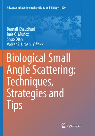 Barnali Chaudhuri, Inés G. Muñoz, Shuo Qian, Volker S. Urban - Biological Small Angle Scattering: Techniques, Strategies and Tips, Häftad