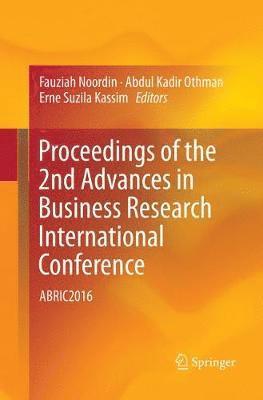 Proceedings of the 2nd Advances in Business Research International Conference 1