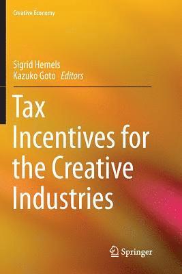 bokomslag Tax Incentives for the Creative Industries