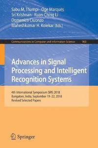 bokomslag Advances in Signal Processing and Intelligent Recognition Systems