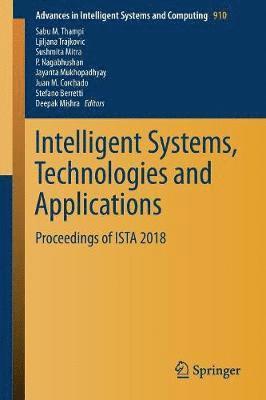 Intelligent Systems, Technologies and Applications 1