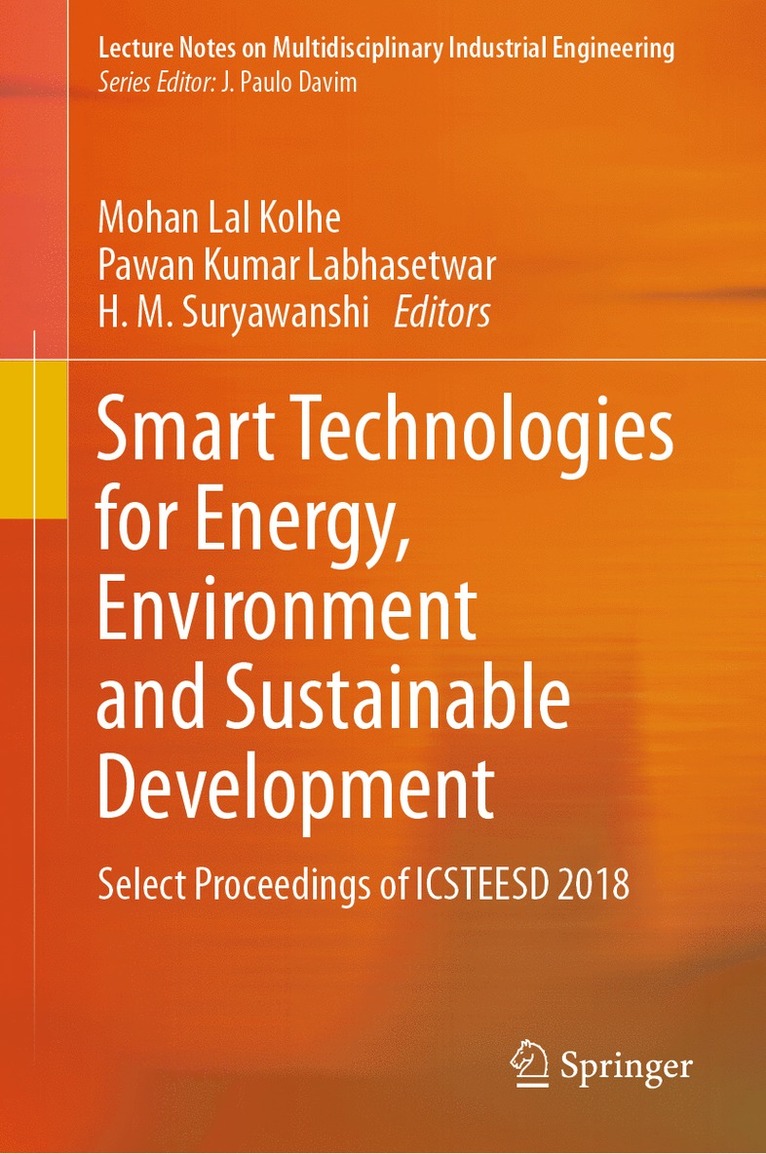 Smart Technologies for Energy, Environment and Sustainable Development 1