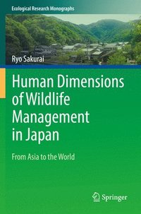 bokomslag Human Dimensions of Wildlife Management in Japan