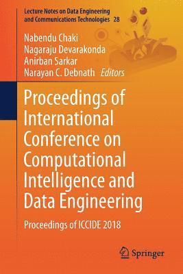 Proceedings of International Conference on Computational Intelligence and Data Engineering 1