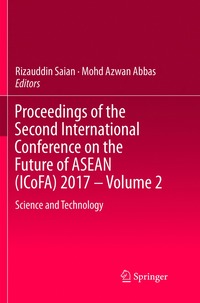 bokomslag Proceedings of the Second International Conference on the Future of ASEAN (ICoFA) 2017 - Volume 2