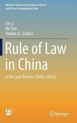 bokomslag Rule of Law in China