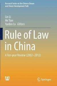 bokomslag Rule of Law in China
