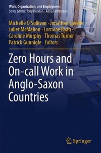 bokomslag Zero Hours and On-call Work in Anglo-Saxon Countries