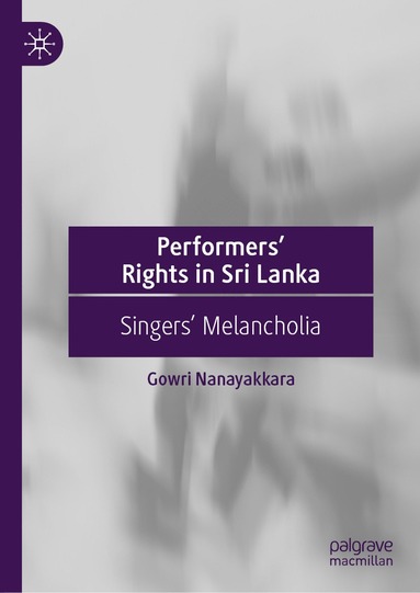 bokomslag Performers' Rights in Sri Lanka
