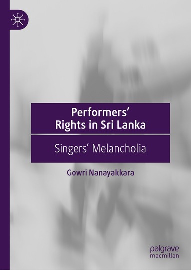 bokomslag Performers Rights in Sri Lanka