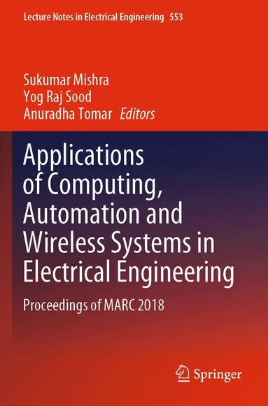 bokomslag Applications of Computing, Automation and Wireless Systems in Electrical Engineering