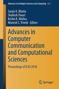 bokomslag Advances in Computer Communication and Computational Sciences
