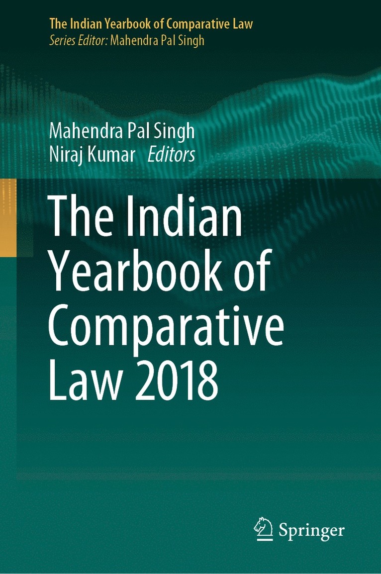 Indian Yearbook of Comparative Law 2018
