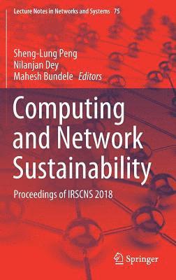 Computing and Network Sustainability 1