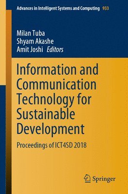 Information and Communication Technology for Sustainable Development 1