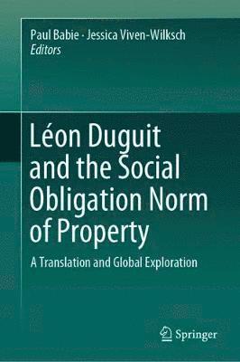 bokomslag Lon Duguit and the Social Obligation Norm of Property