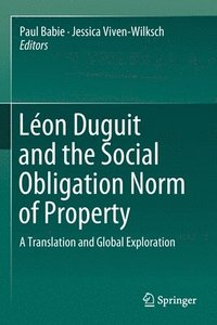 bokomslag Leon Duguit and the Social Obligation Norm of Property