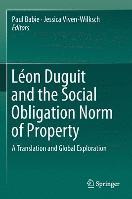 bokomslag Lon Duguit and the Social Obligation Norm of Property