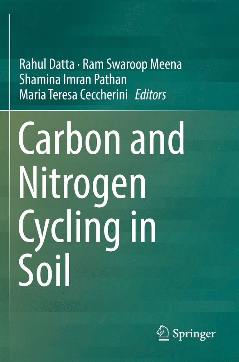 Rahul Datta, Ram Swaroop Meena, Shamina Imran Pathan, Maria Teresa Ceccherini - Carbon and Nitrogen Cycling in Soil, Häftad