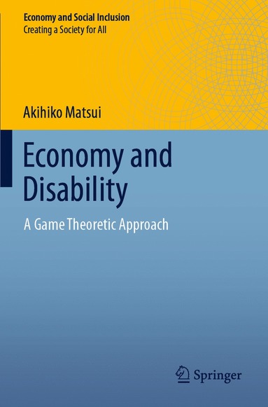 bokomslag Economy and Disability