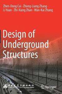 bokomslag Design of Underground Structures