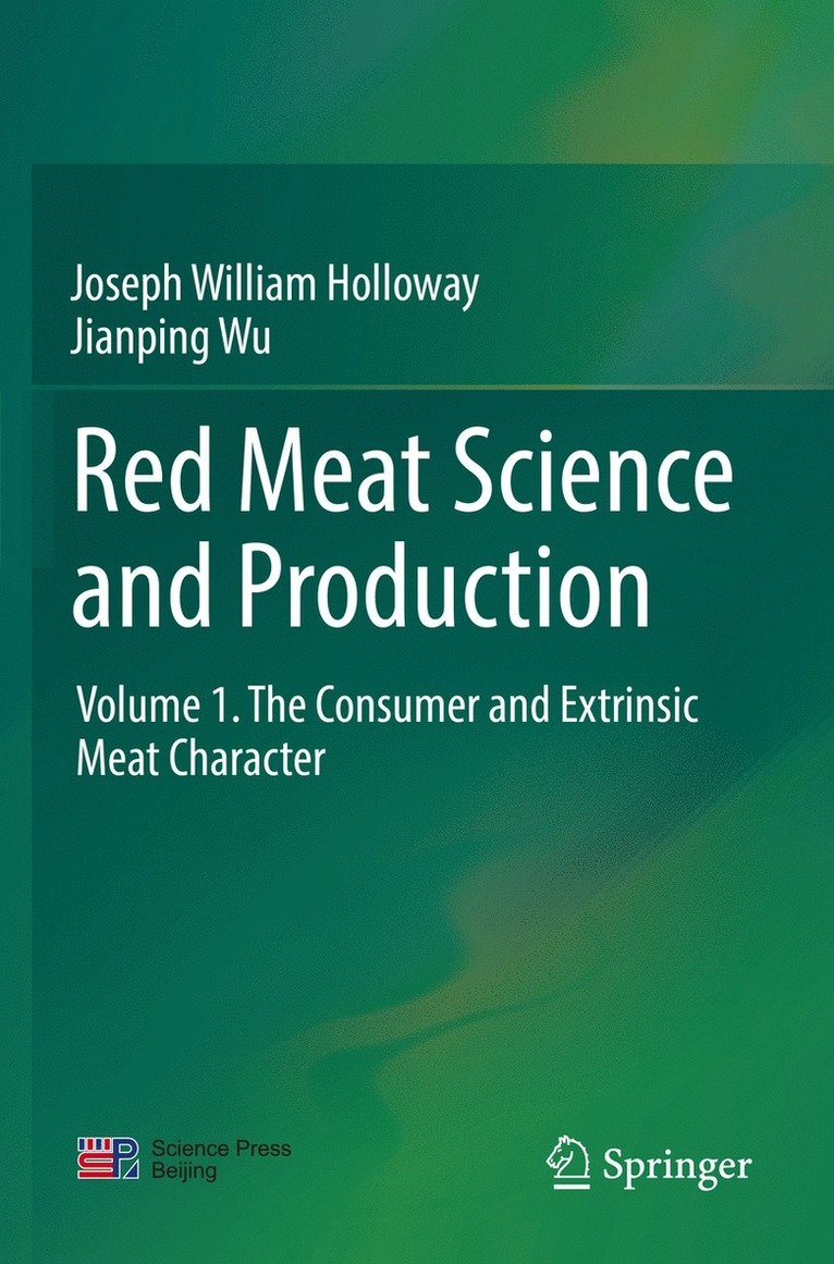Joseph William Holloway, Jianping Wu - Red Meat Science and Production, Häftad