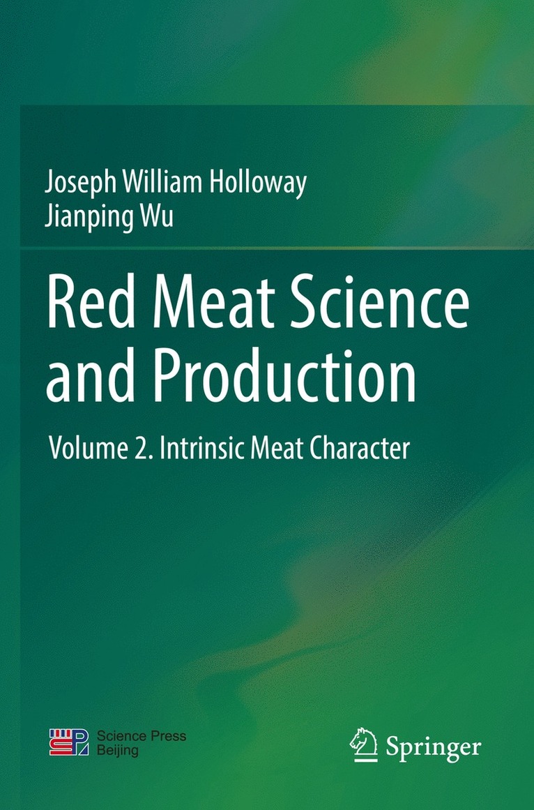 Joseph William Holloway, Jianping Wu - Red Meat Science and Production, Häftad