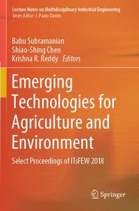 bokomslag Emerging Technologies for Agriculture and Environment