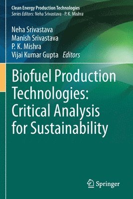 bokomslag Biofuel Production Technologies: Critical Analysis for Sustainability