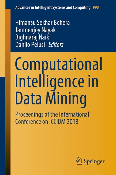 Himansu Sekhar Behera, Janmenjoy Nayak, Bighnaraj Naik, Danilo Pelusi - Computational Intelligence in Data Mining, Häftad