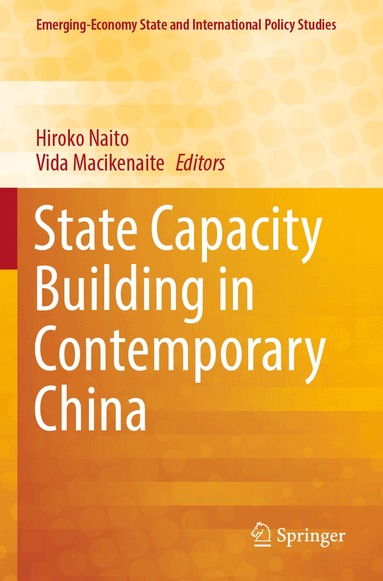 Hiroko Naito, Vida Macikenaite - State Capacity Building in Contemporary China, Häftad