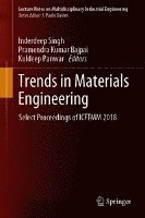 bokomslag Trends in Materials Engineering