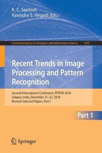 bokomslag Recent Trends in Image Processing and Pattern Recognition