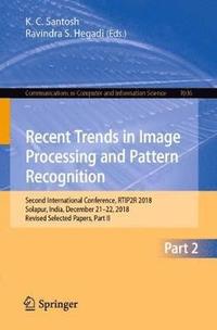 bokomslag Recent Trends in Image Processing and Pattern Recognition