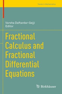 bokomslag Fractional Calculus and Fractional Differential Equations