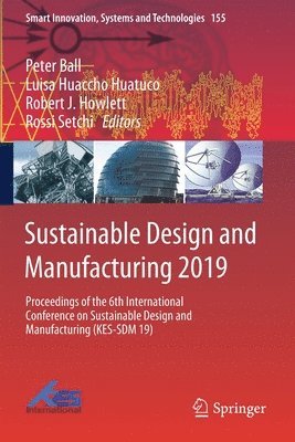 bokomslag Sustainable Design and Manufacturing 2019